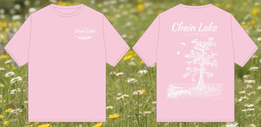 Cypress Tree - Short Sleeve T-shirt - Comfort Colors - Blossom